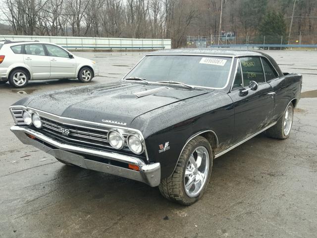 136177A102478 - 1967 CHEVROLET CHEVELLE BLACK photo 2