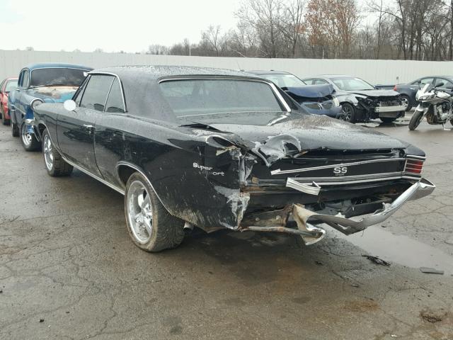 136177A102478 - 1967 CHEVROLET CHEVELLE BLACK photo 3