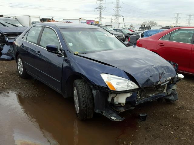 1HGCM56344A009883 - 2004 HONDA ACCORD LX BLUE photo 1