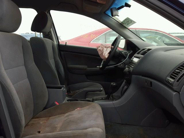 1HGCM56344A009883 - 2004 HONDA ACCORD LX BLUE photo 5