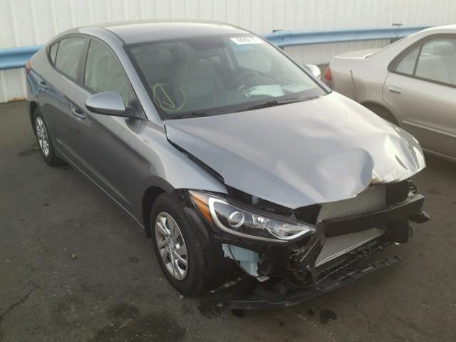 KMHD74LF5JU453492 - 2018 HYUNDAI ELANTRA SE CHARCOAL photo 1