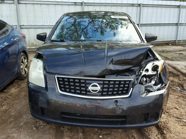 3N1AB61E59L678905 - 2009 NISSAN SENTRA 2.0 BLACK photo 9