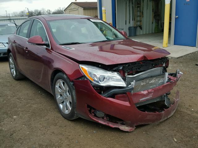2G4GK5EX5G9172807 - 2016 BUICK REGAL BURGUNDY photo 1