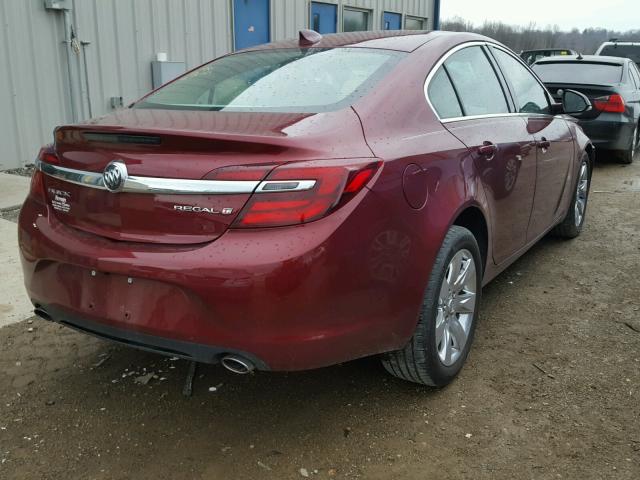 2G4GK5EX5G9172807 - 2016 BUICK REGAL BURGUNDY photo 4