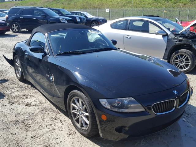 4USBT33535LS58134 - 2005 BMW Z4 2.5 BLACK photo 1