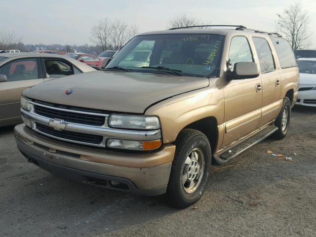 1GNFK16T91J161395 - 2001 CHEVROLET SUBURBAN K GOLD photo 2