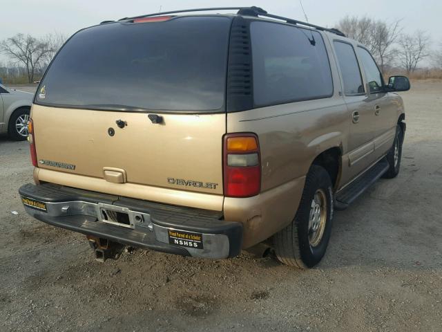 1GNFK16T91J161395 - 2001 CHEVROLET SUBURBAN K GOLD photo 4