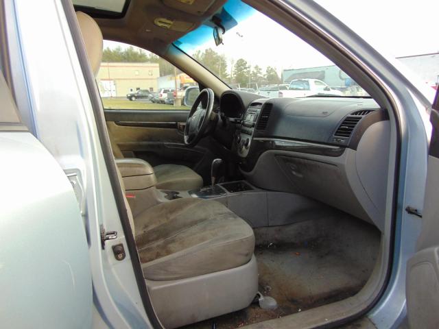 5NMSG13D07H054644 - 2007 HYUNDAI SANTA FE G BLUE photo 5