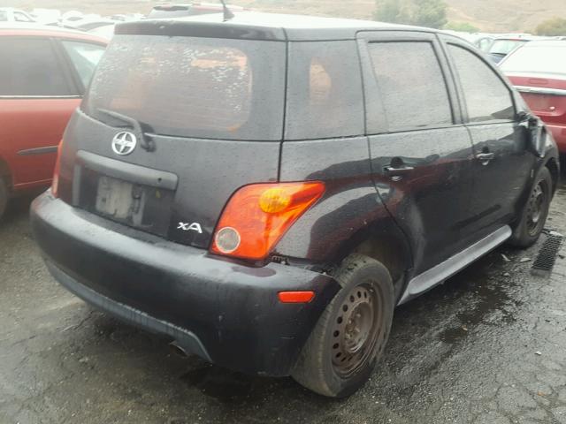 JTKKT624040073984 - 2004 TOYOTA SCION XA BLACK photo 4