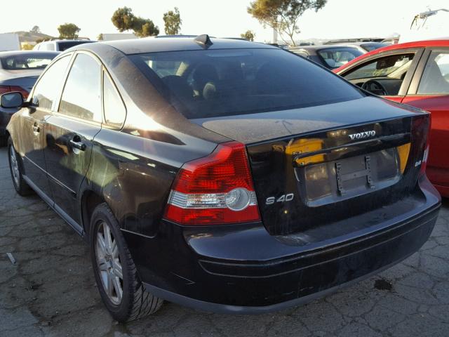 YV1MS390772301938 - 2007 VOLVO S40 2.4I BLACK photo 3