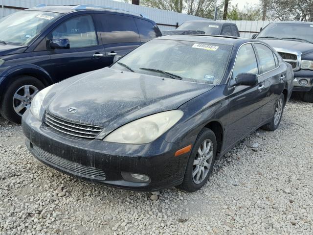 JTHBA30G645010060 - 2004 LEXUS ES 330 BLACK photo 2