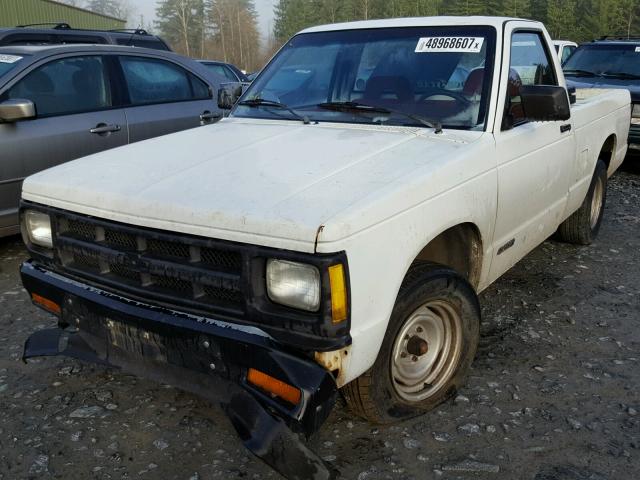 1GCCS14A9N8159155 - 1992 CHEVROLET S TRUCK S1 WHITE photo 2