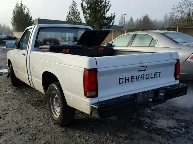 1GCCS14A9N8159155 - 1992 CHEVROLET S TRUCK S1 WHITE photo 3