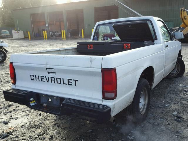 1GCCS14A9N8159155 - 1992 CHEVROLET S TRUCK S1 WHITE photo 4