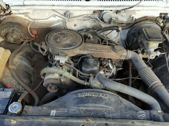 1GCCS14A9N8159155 - 1992 CHEVROLET S TRUCK S1 WHITE photo 7