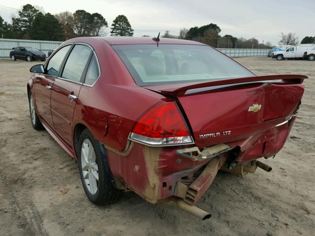 2G1WC5E34D1142095 - 2013 CHEVROLET IMPALA LTZ RED photo 3