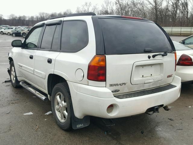 1GKDT13S342339622 - 2004 GMC ENVOY WHITE photo 3