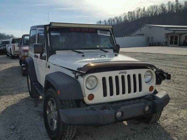 1J4FA24108L605744 - 2008 JEEP WRANGLER X WHITE photo 1