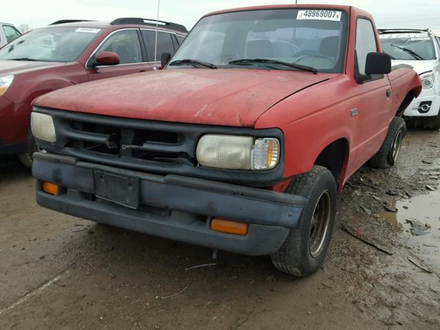 4F4CR12A4RTM78519 - 1994 MAZDA B2300 RED photo 2