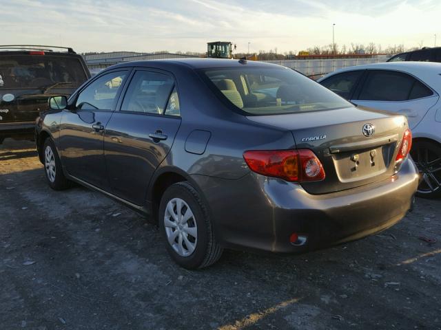 JTDBL40E19J023832 - 2009 TOYOTA COROLLA BA GRAY photo 3