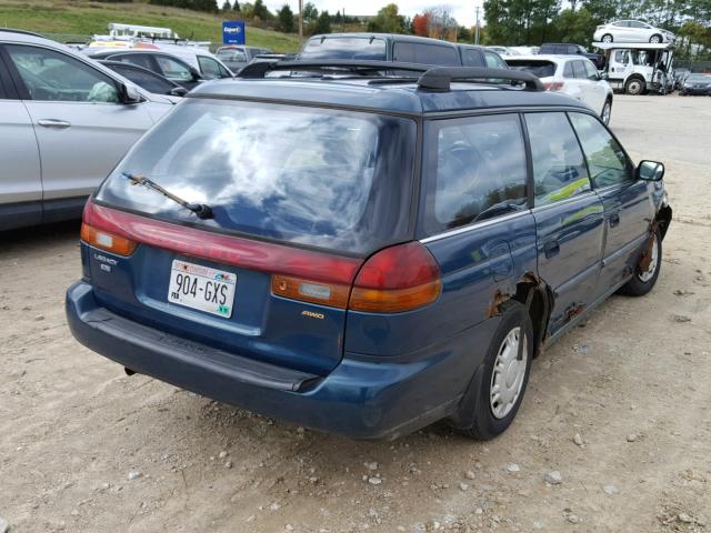 4S3BK4357T6319964 - 1996 SUBARU LEGACY L GREEN photo 4