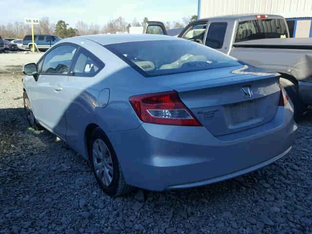 2HGFG3B58CH565081 - 2012 HONDA CIVIC LX SILVER photo 3