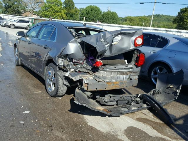 1G1ZH57B58F154922 - 2008 CHEVROLET MALIBU 1LT GRAY photo 3