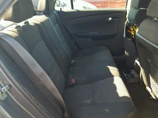 1G1ZH57B58F154922 - 2008 CHEVROLET MALIBU 1LT GRAY photo 6