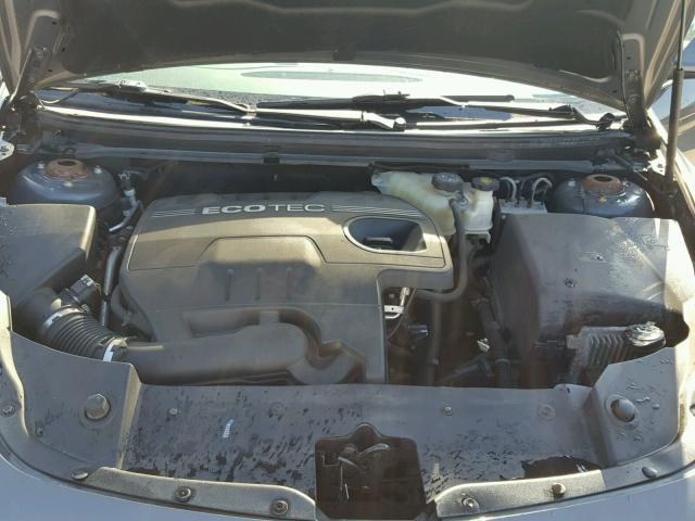 1G1ZH57B58F154922 - 2008 CHEVROLET MALIBU 1LT GRAY photo 7