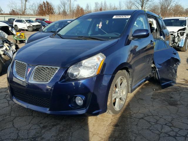 5Y2SR67019Z415022 - 2009 PONTIAC VIBE GT BLUE photo 2