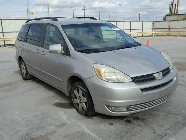 5TDZA22CX4S189959 - 2004 TOYOTA SIENNA XLE SILVER photo 1