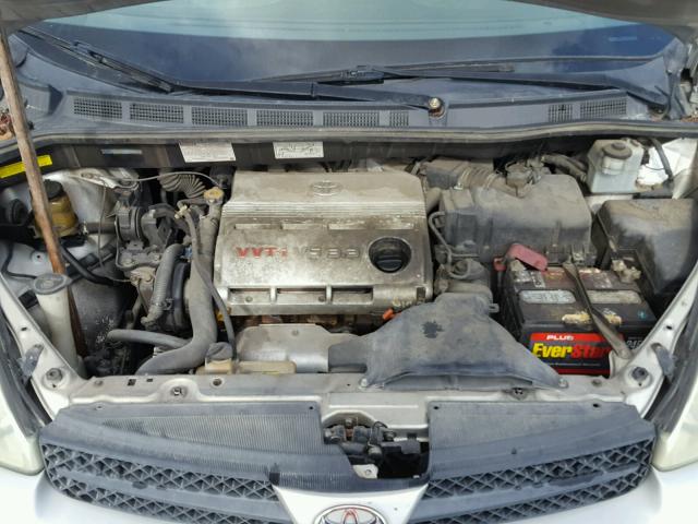 5TDZA22CX4S189959 - 2004 TOYOTA SIENNA XLE SILVER photo 7