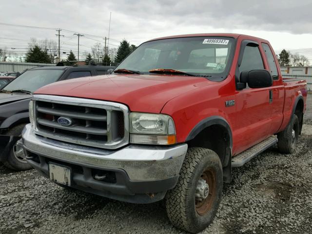 1FTNX21L94EA39197 - 2004 FORD F250 SUPER RED photo 2