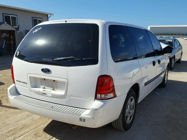 2FMZA50634BA95966 - 2004 FORD FREESTAR S WHITE photo 4