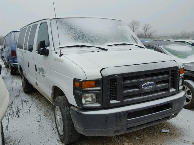 1FMNE3BL2EDA06040 - 2014 FORD ECONOLINE WHITE photo 1