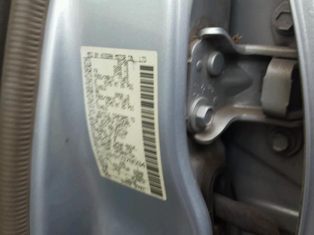 5N1ED28Y8YC578594 - 2000 NISSAN XTERRA XE GRAY photo 10