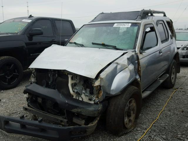 5N1ED28Y8YC578594 - 2000 NISSAN XTERRA XE GRAY photo 2