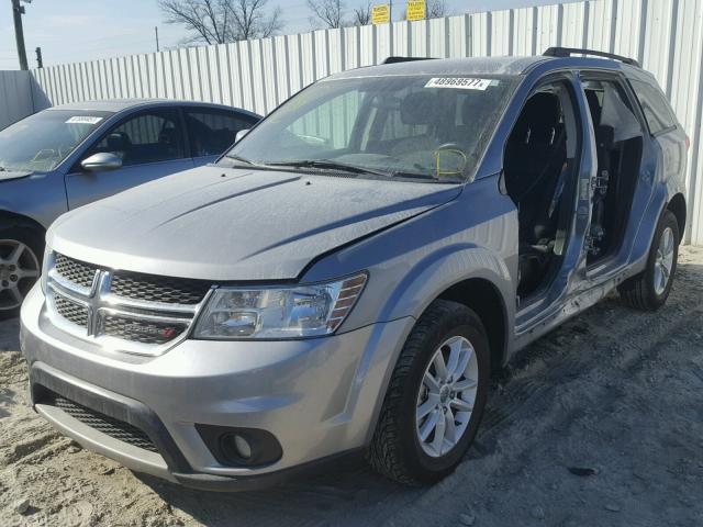 3C4PDCBG5GT145627 - 2016 DODGE JOURNEY SX SILVER photo 2