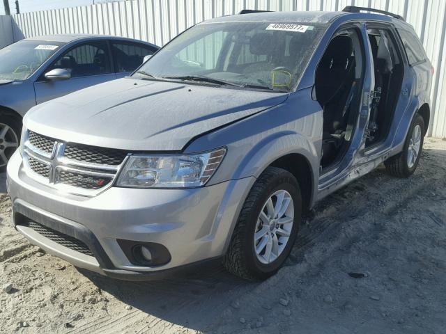 3C4PDCBG5GT145627 - 2016 DODGE JOURNEY SX SILVER photo 9