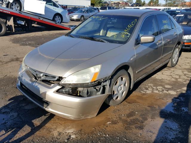 3HGCM56435G706179 - 2005 HONDA ACCORD LX TAN photo 2