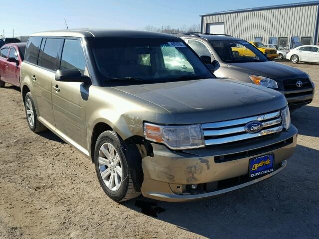 2FMGK5BC7CBD10593 - 2012 FORD FLEX SE GREEN photo 1