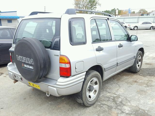 2S3TE52VX26107587 - 2002 SUZUKI VITARA JLS SILVER photo 4