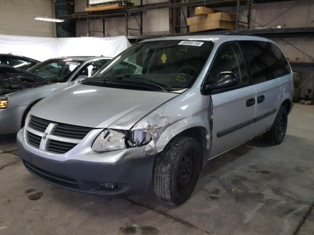 1D4GP25RX5B184083 - 2005 DODGE CARAVAN SE SILVER photo 2