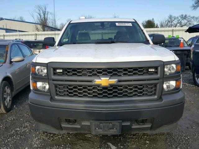 1GCVKPEC4EZ108202 - 2014 CHEVROLET SILVERADO WHITE photo 9