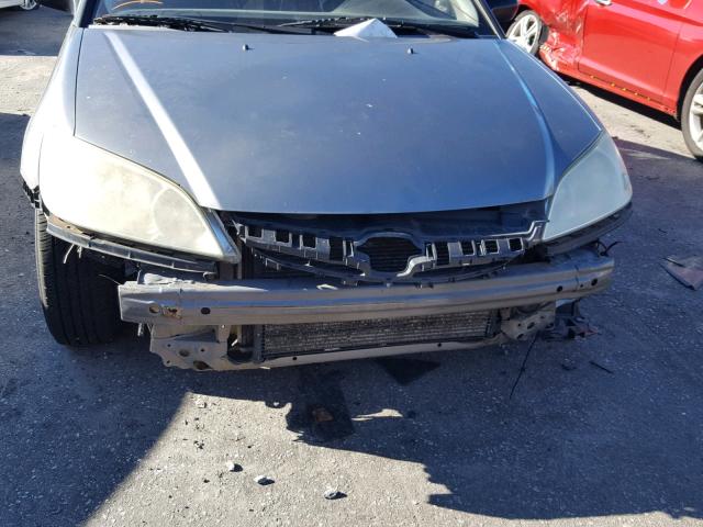 2HGES16315H562937 - 2005 HONDA CIVIC DX V GRAY photo 9