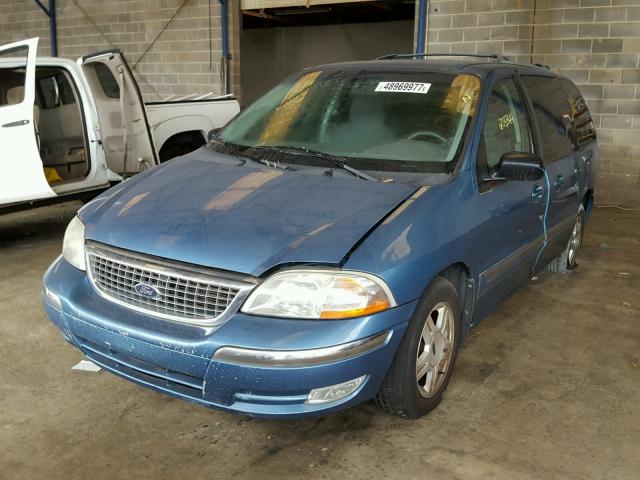 2FMDA52443BA97343 - 2003 FORD WINDSTAR S BLUE photo 2