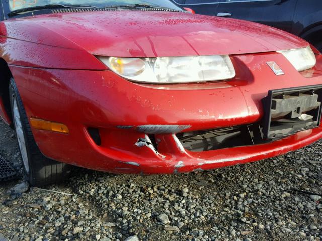 1G8ZG1279XZ144939 - 1999 SATURN SC2 RED photo 9