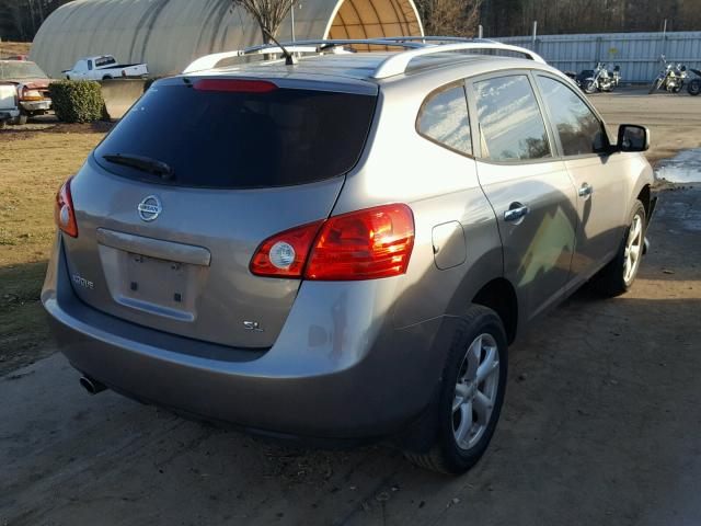 JN8AS5MT3AW502178 - 2010 NISSAN ROGUE S GRAY photo 4