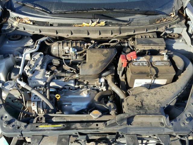 JN8AS5MT3AW502178 - 2010 NISSAN ROGUE S GRAY photo 7