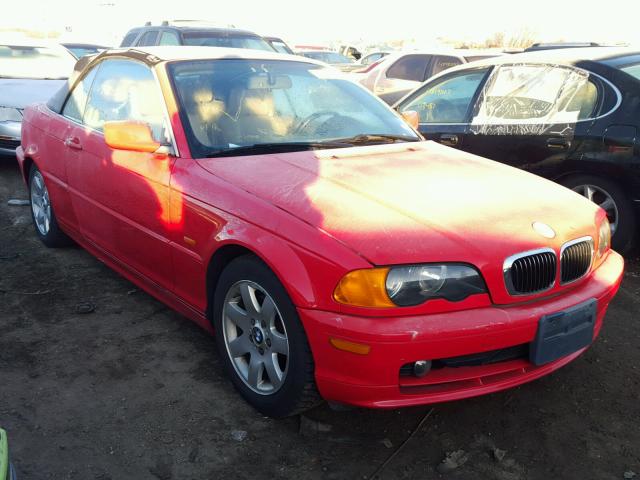 WBABS33401JY50867 - 2001 BMW 325 CI RED photo 1